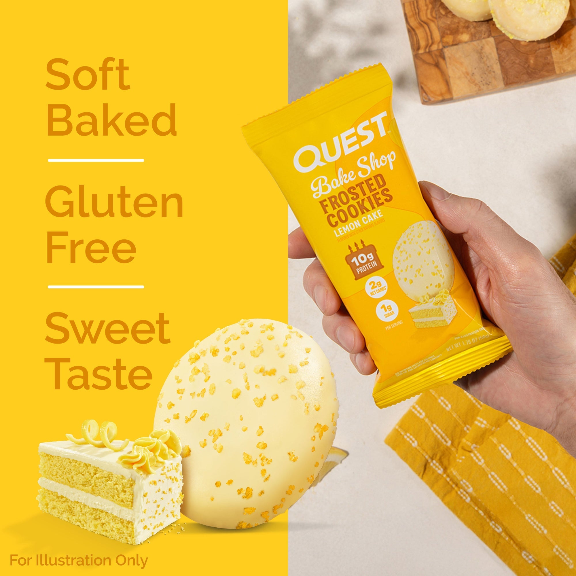 Lemon Cake Frosted Cookies Twin Pack