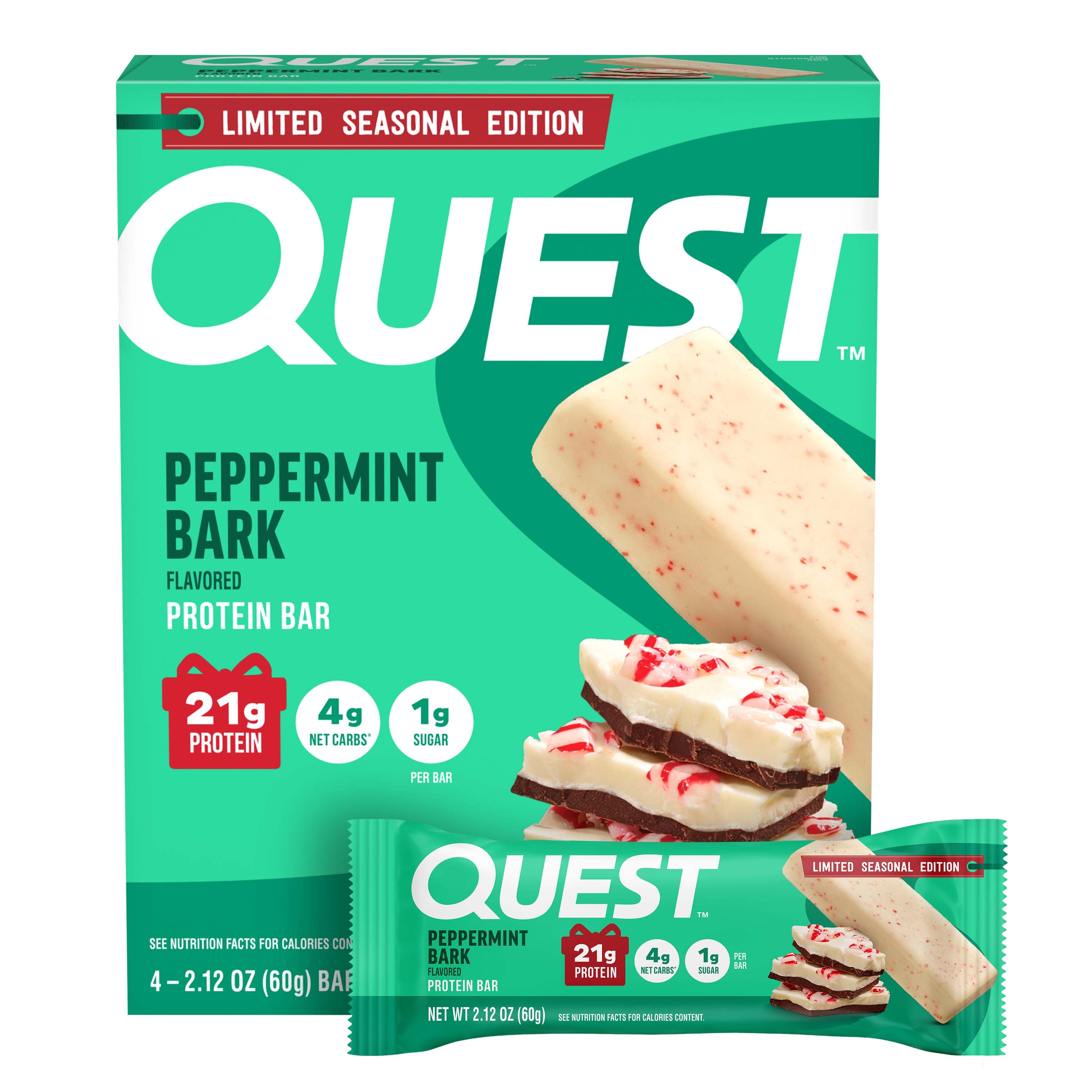 Peppermint Bark Protein Bars