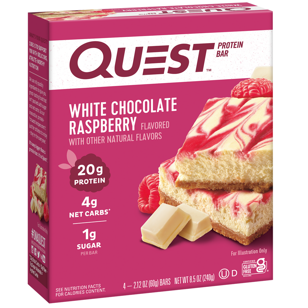 White Chocolate Raspberry Protein Bars