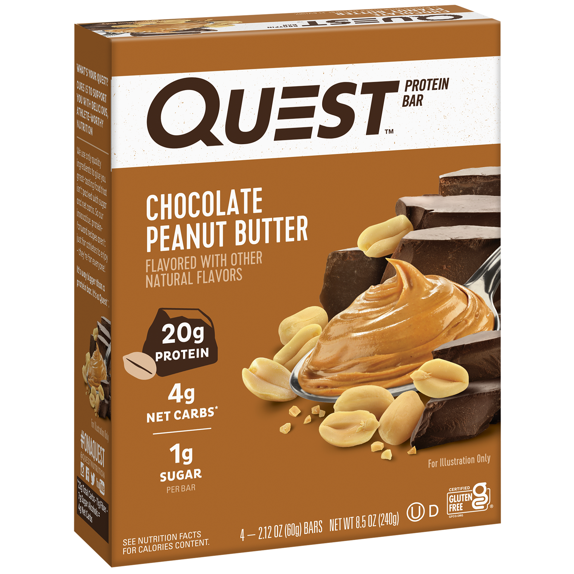 Chocolate Peanut Butter Protein Bar