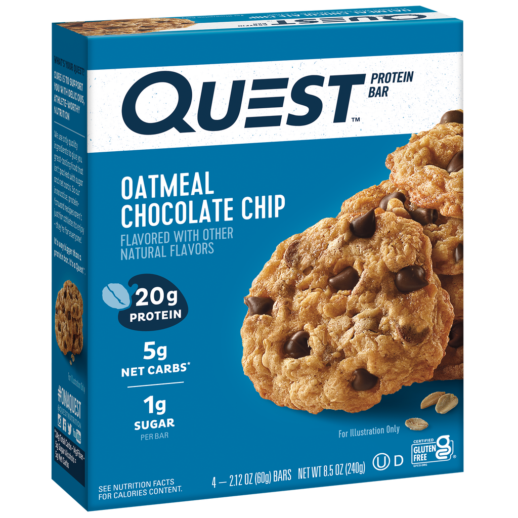 Oatmeal Chocolate Chip Protein Bars