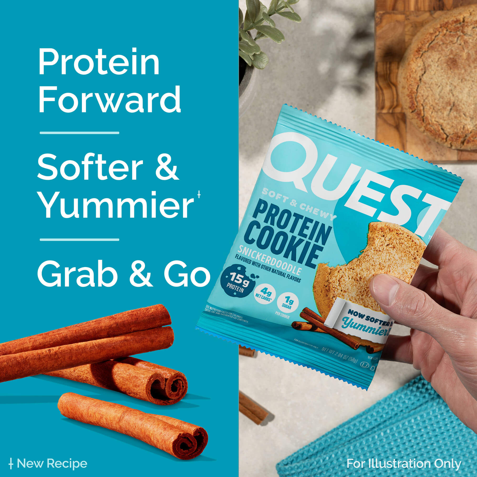 Snickerdoodle Protein Cookies