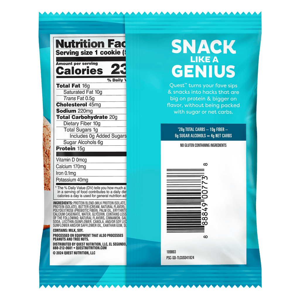 Snickerdoodle Protein Cookies