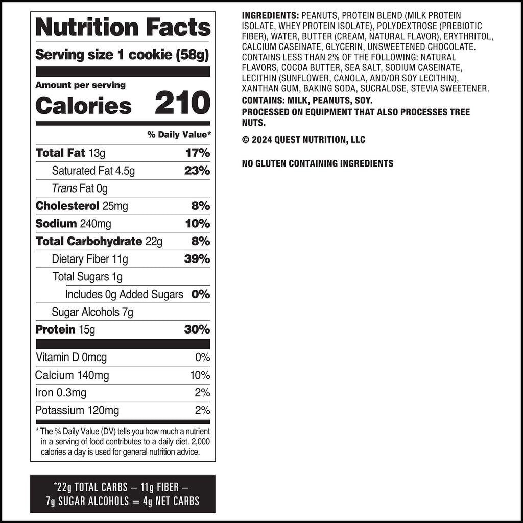 Peanut Butter Chocolate Chip Protein Cookies