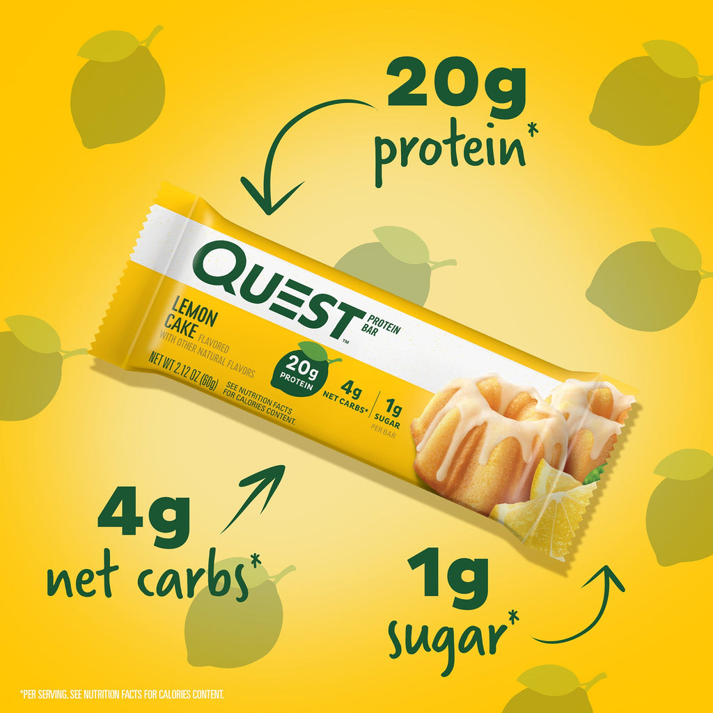 Lemon Cake Protein Bars