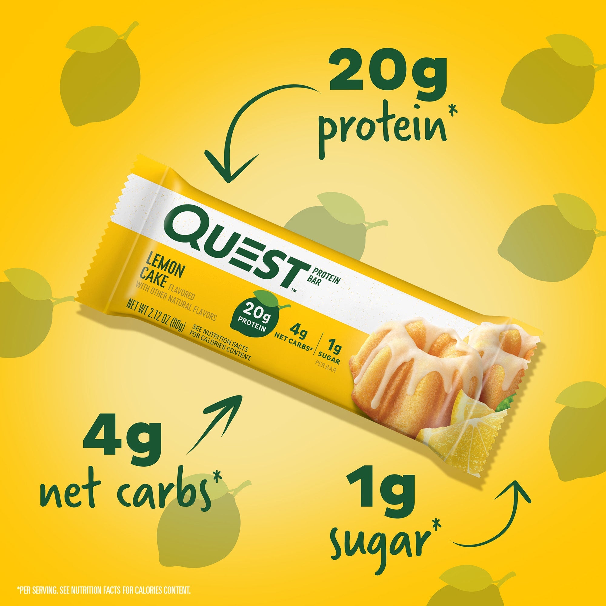 Lemon Cake Protein Bars