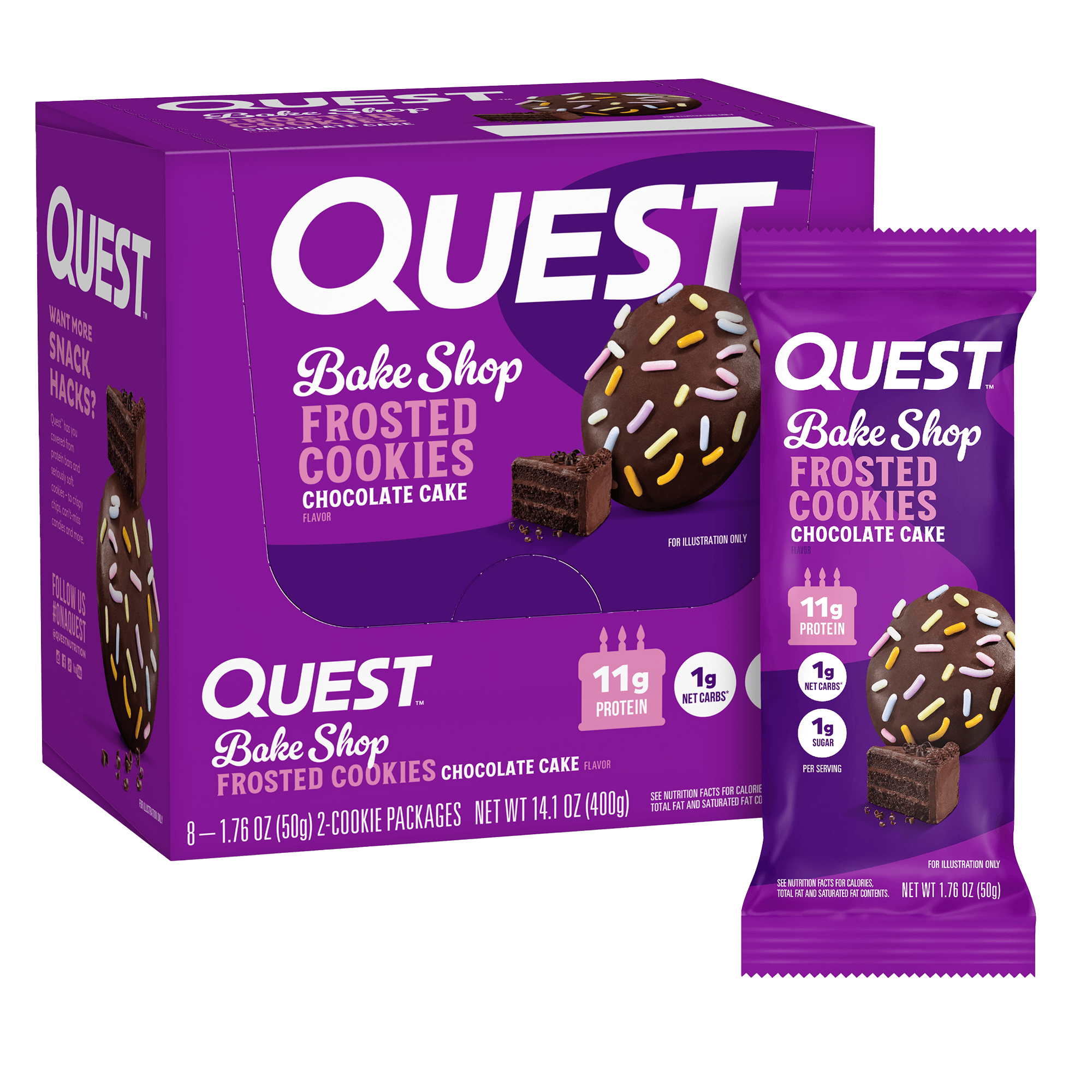 Frosted Cookies Chocolate Cake Twin Pack