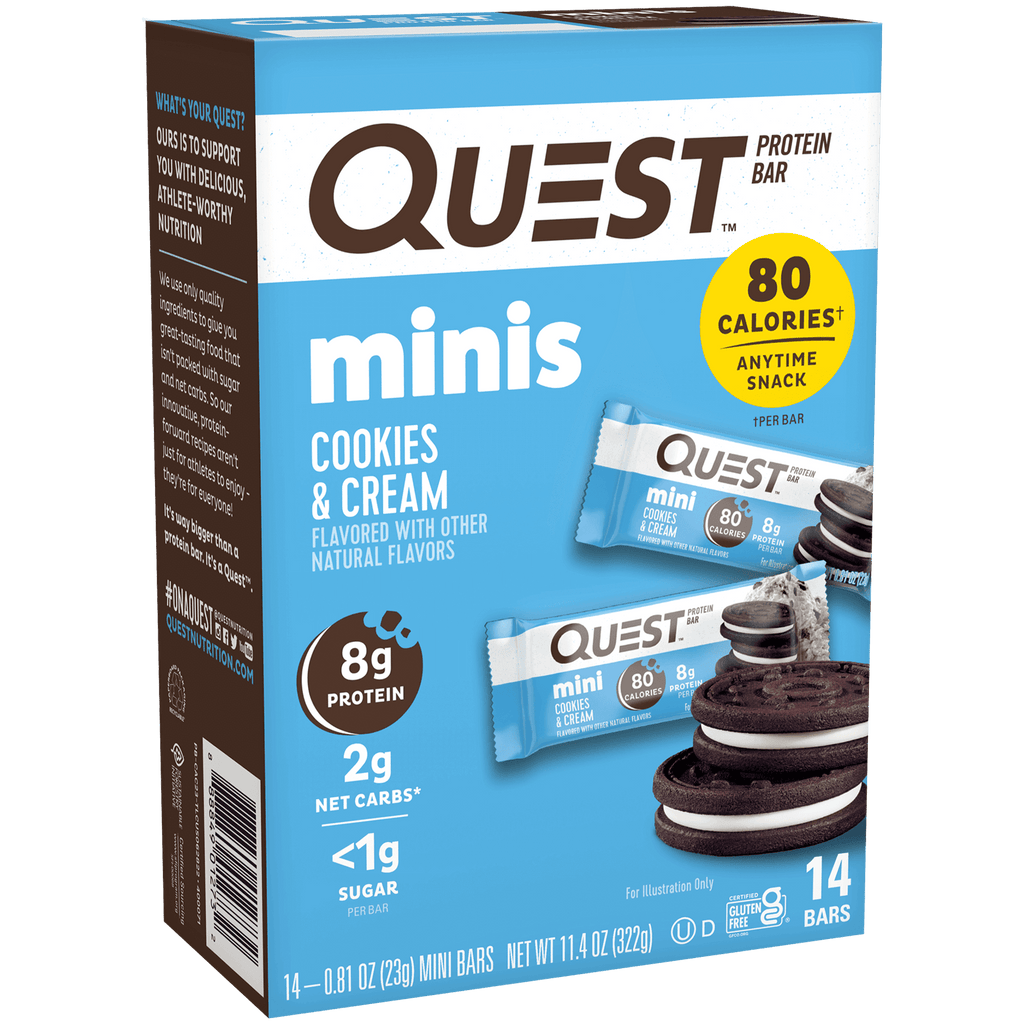 Mini Cookies & Cream Protein Bars