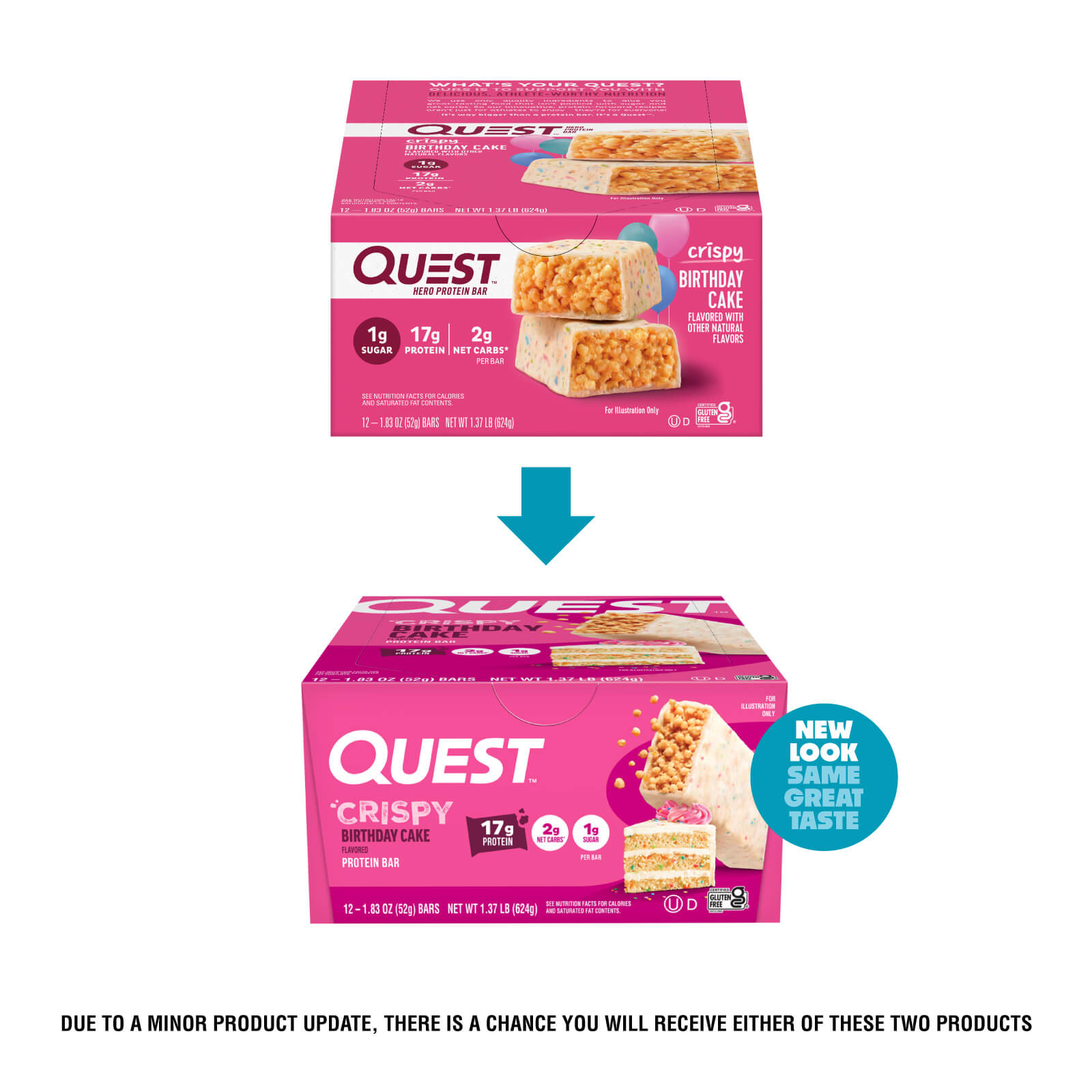 Birthday Cake Crispy Hero Bars