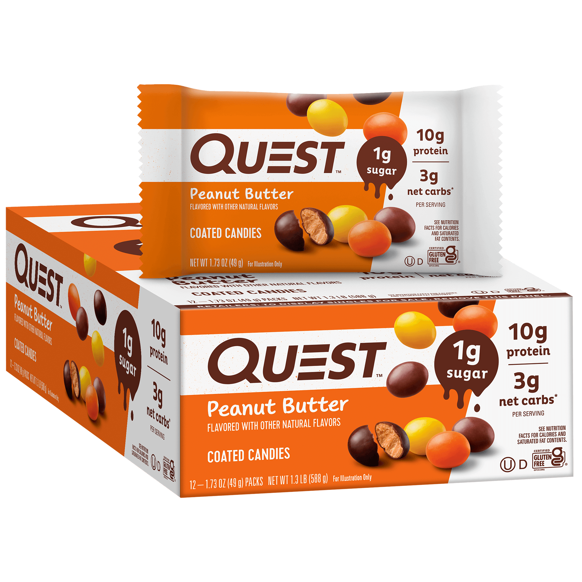 Peanut Butter Coated Candies