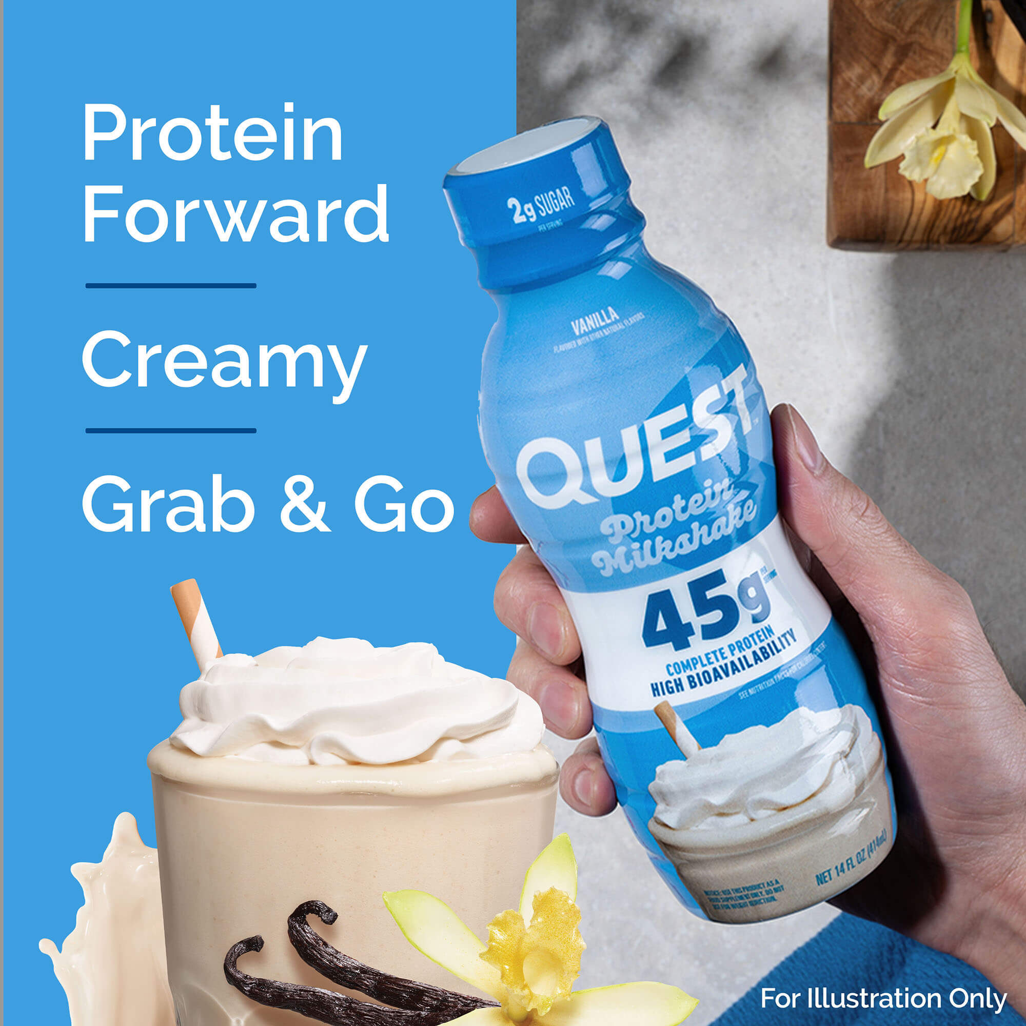 Vanilla 45g Protein Milkshake