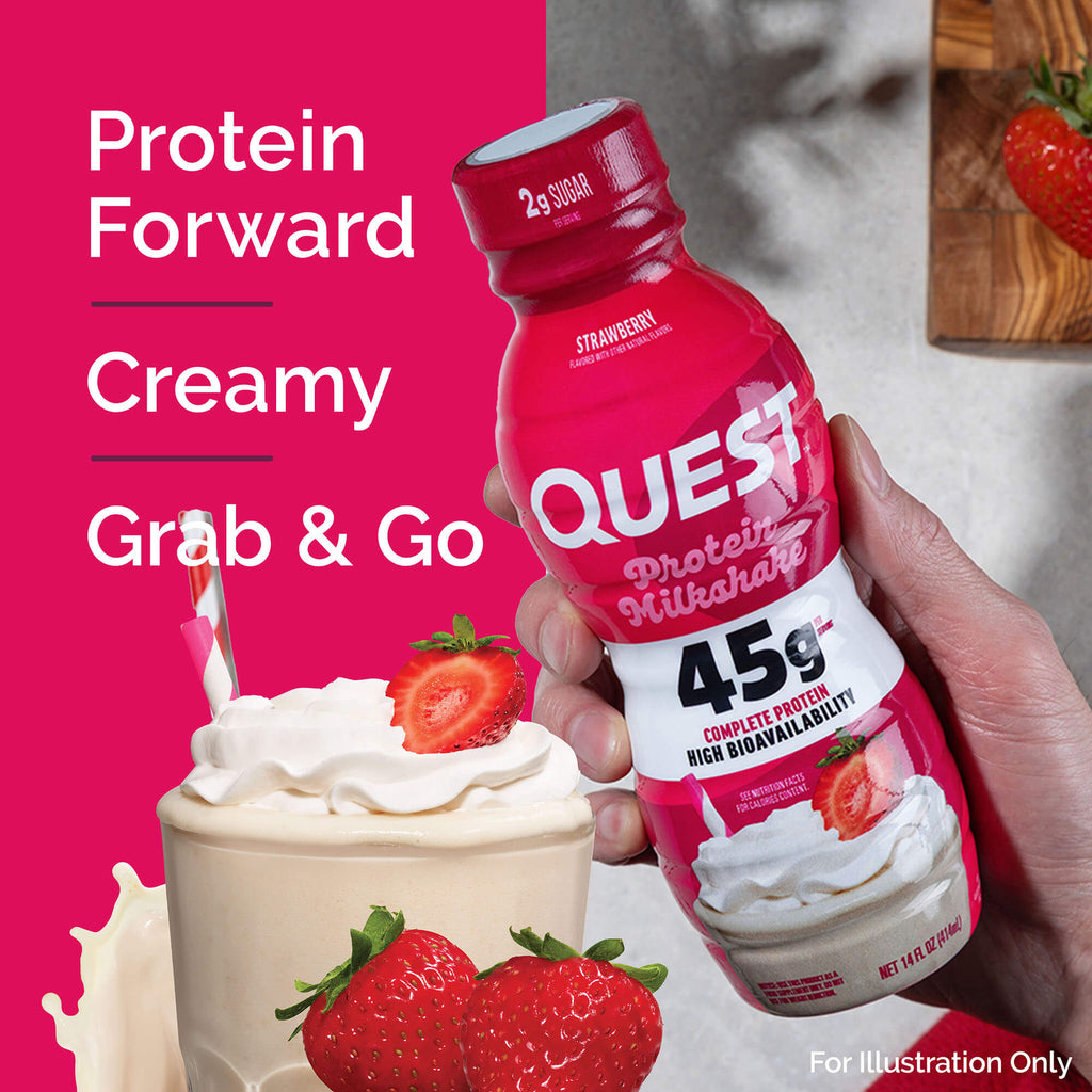 Strawberry 45g Protein Milkshake