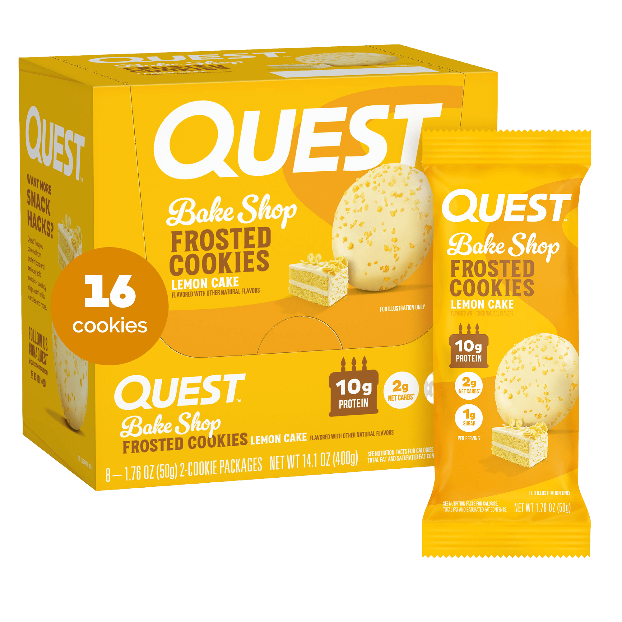 Lemon Cake Frosted Cookies Twin Pack